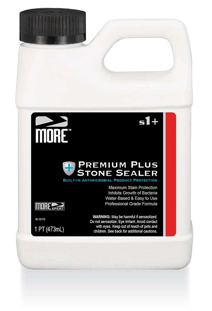 MORE™ Premium Plus Stone Sealer - w/Antimicrobial Protection