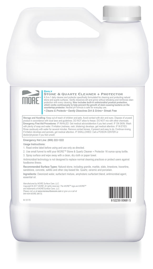 MORE™ Stone & Quartz Cleaner - w/Antimicrobial Protection